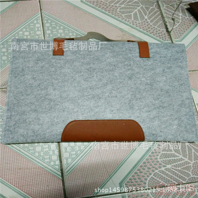 【一件代發(fā)iPad毛氈電腦包爆款平板電腦內(nèi)膽包皮革手提電腦包】南宮市世博毛氈制品廠 - 產(chǎn)品庫(kù)