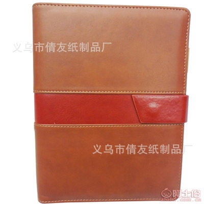 【倩友文具廠家定制皮革A5商務(wù)記事本筆記本定制logo仿皮本子定做HZ-8879】義烏市倩友紙制品廠 - 產(chǎn)品庫(kù)