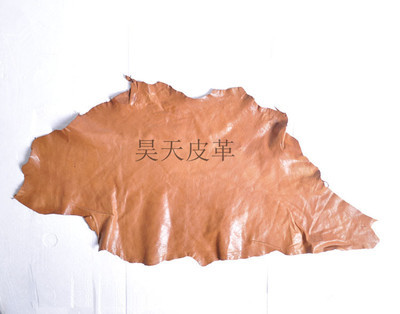 【意大利進口羊皮革 高檔綿羊皮 0.5mm彩色純羊皮 植鞣 高光仿鹿紋】價格,廠家,圖片,天然皮革,無極縣昊天皮革制品-